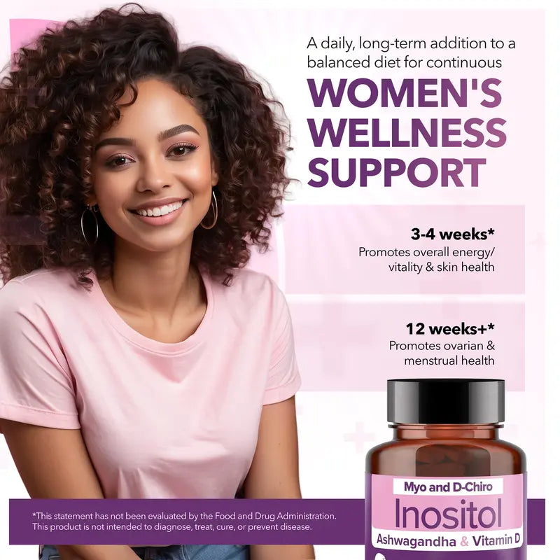 Intimate Rose Inositol and D-Chiro-Inositol for Women 120 Capsules (2 Bottles)
